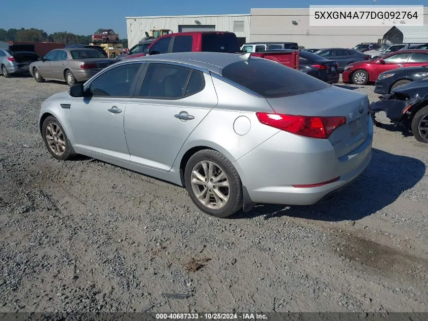 2013 Kia Optima Ex VIN: 5XXGN4A77DG092764 Lot: 40687333