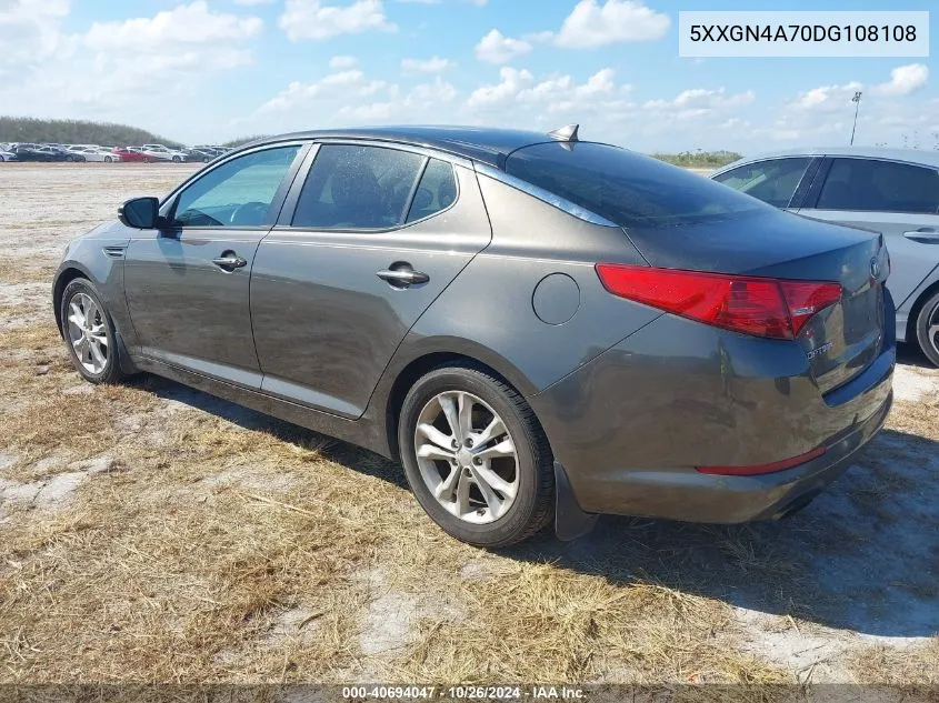 2013 Kia Optima Ex VIN: 5XXGN4A70DG108108 Lot: 40694047