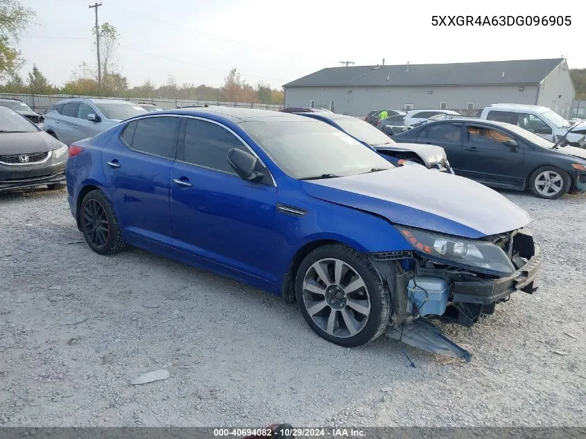 2013 Kia Optima Sx VIN: 5XXGR4A63DG096905 Lot: 40694082