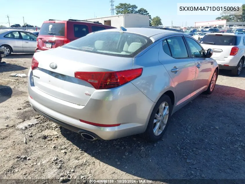 2013 Kia Optima Lx VIN: 5XXGM4A71DG150063 Lot: 40696159