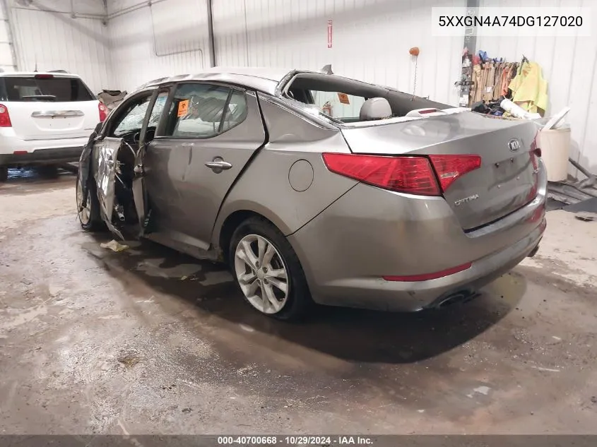 2013 Kia Optima Ex VIN: 5XXGN4A74DG127020 Lot: 40700668