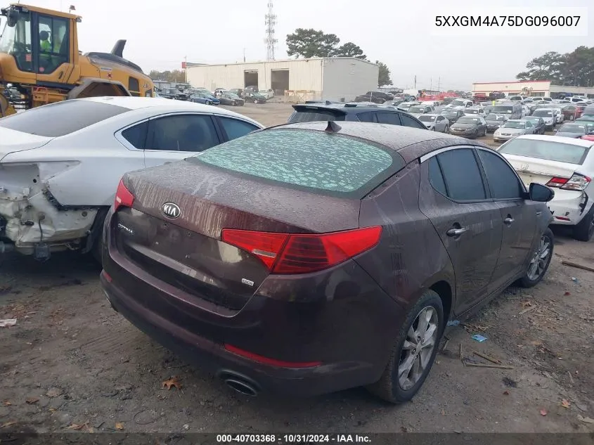 2013 Kia Optima Lx VIN: 5XXGM4A75DG096007 Lot: 40703368