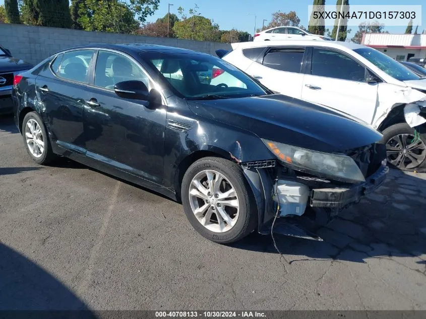 2013 Kia Optima Ex VIN: 5XXGN4A71DG157303 Lot: 40708133