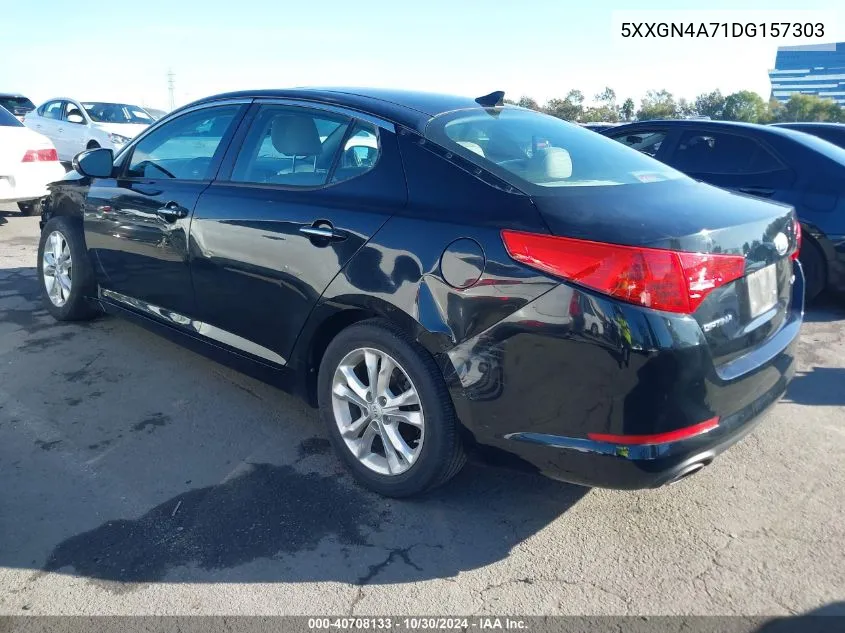 2013 Kia Optima Ex VIN: 5XXGN4A71DG157303 Lot: 40708133