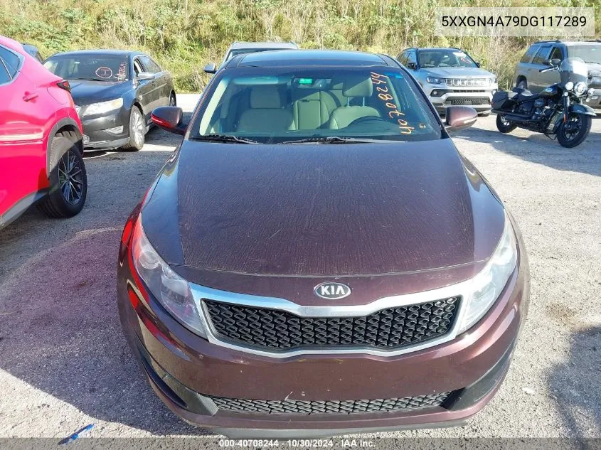 2013 Kia Optima Ex VIN: 5XXGN4A79DG117289 Lot: 40708244