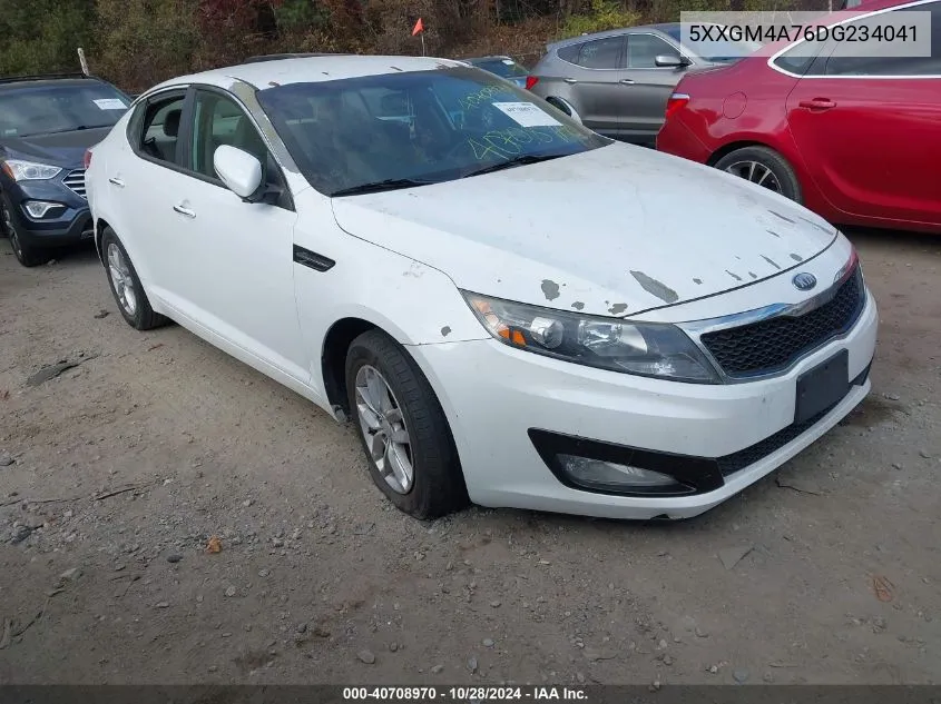 2013 Kia Optima Lx VIN: 5XXGM4A76DG234041 Lot: 40708970