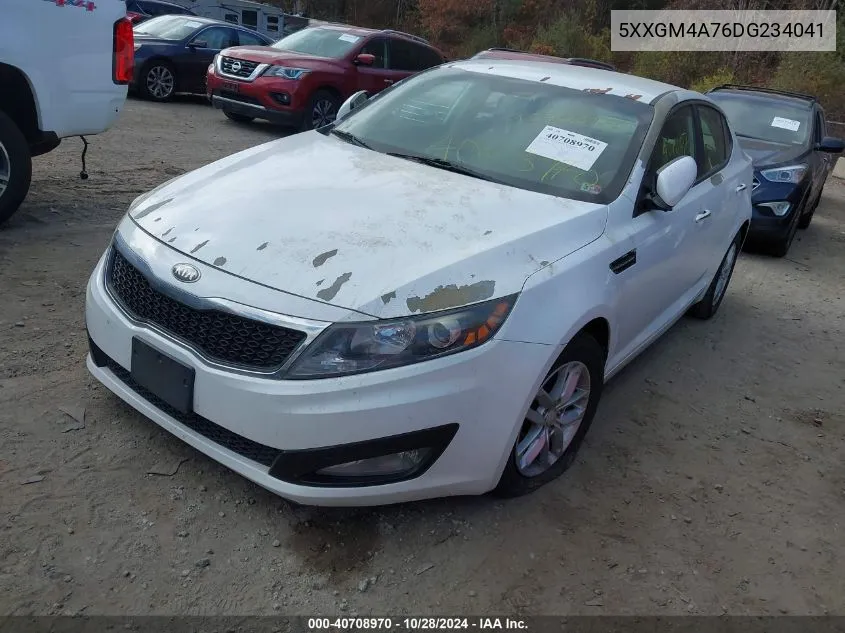 2013 Kia Optima Lx VIN: 5XXGM4A76DG234041 Lot: 40708970