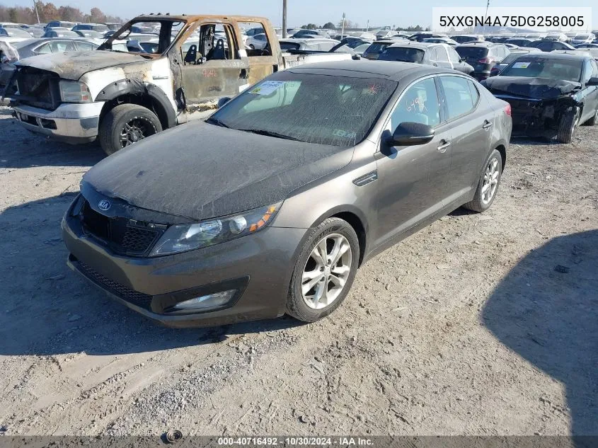 2013 Kia Optima Ex VIN: 5XXGN4A75DG258005 Lot: 40716492