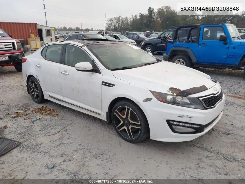 2013 Kia Optima Sx VIN: 5XXGR4A69DG208848 Lot: 40717230