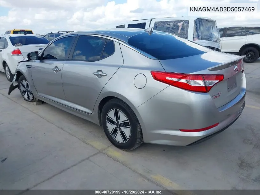 KNAGM4AD3D5057469 2013 Kia Optima Hybrid Lx