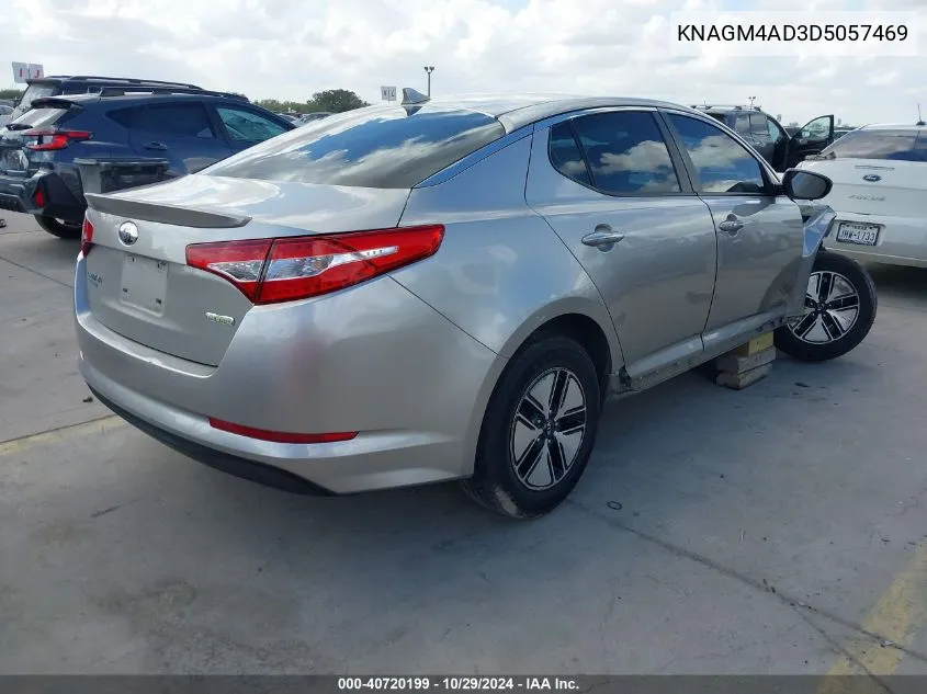 KNAGM4AD3D5057469 2013 Kia Optima Hybrid Lx