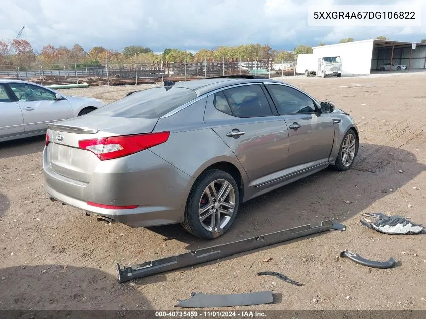 2013 Kia Optima Sx VIN: 5XXGR4A67DG106822 Lot: 40735459