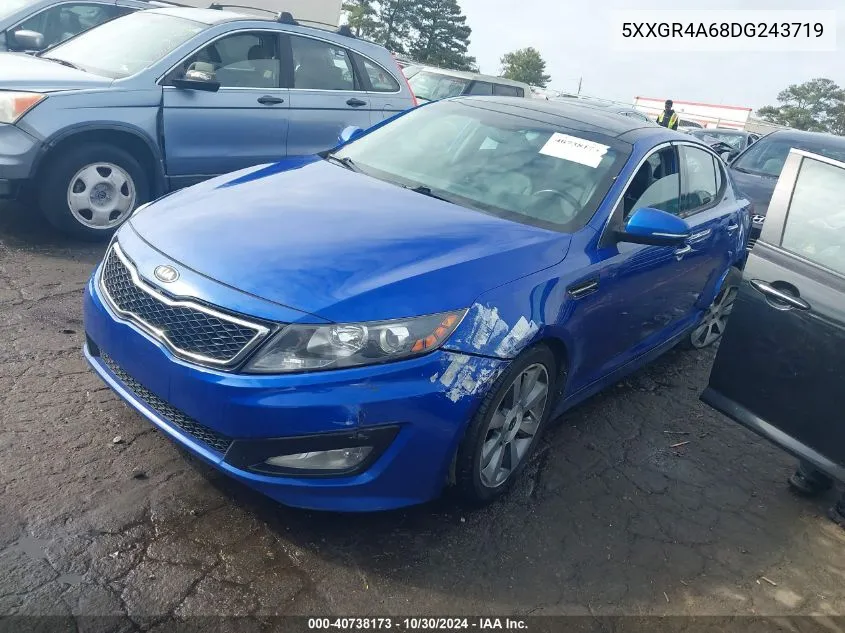 2013 Kia Optima Sx VIN: 5XXGR4A68DG243719 Lot: 40738173