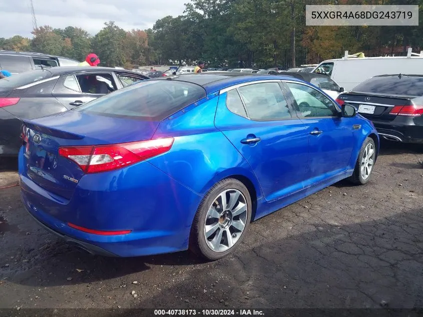 5XXGR4A68DG243719 2013 Kia Optima Sx