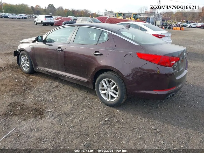 5XXGM4A79DG189211 2013 Kia Optima Lx