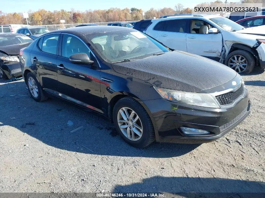 2013 Kia Optima Lx VIN: 5XXGM4A78DG233621 Lot: 40746246