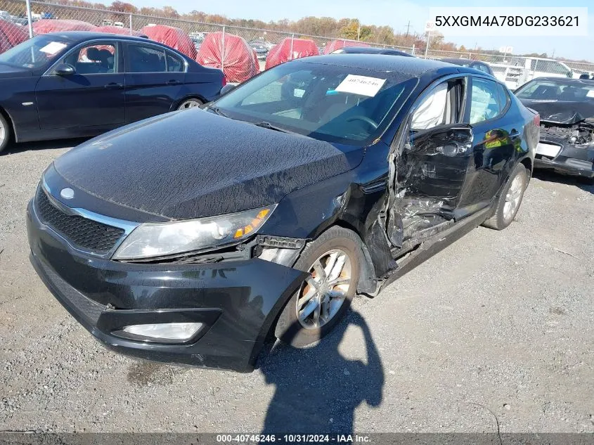 2013 Kia Optima Lx VIN: 5XXGM4A78DG233621 Lot: 40746246