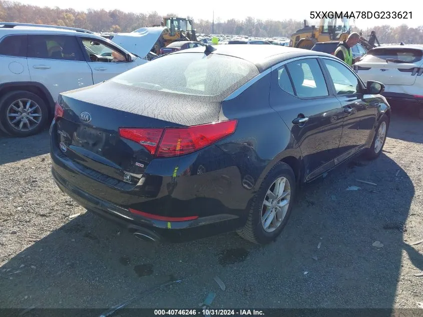 2013 Kia Optima Lx VIN: 5XXGM4A78DG233621 Lot: 40746246