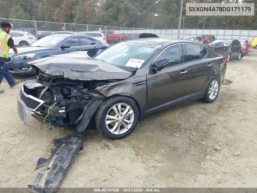 2013 Kia Optima Ex VIN: 5XXGN4A78DG171179 Lot: 40747508