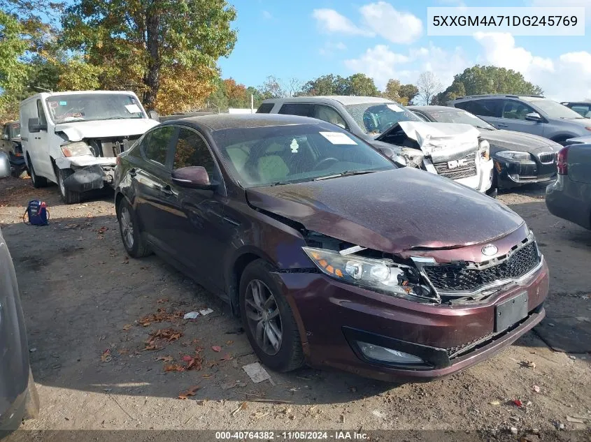 2013 Kia Optima Lx VIN: 5XXGM4A71DG245769 Lot: 40764382