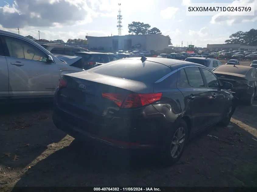 2013 Kia Optima Lx VIN: 5XXGM4A71DG245769 Lot: 40764382