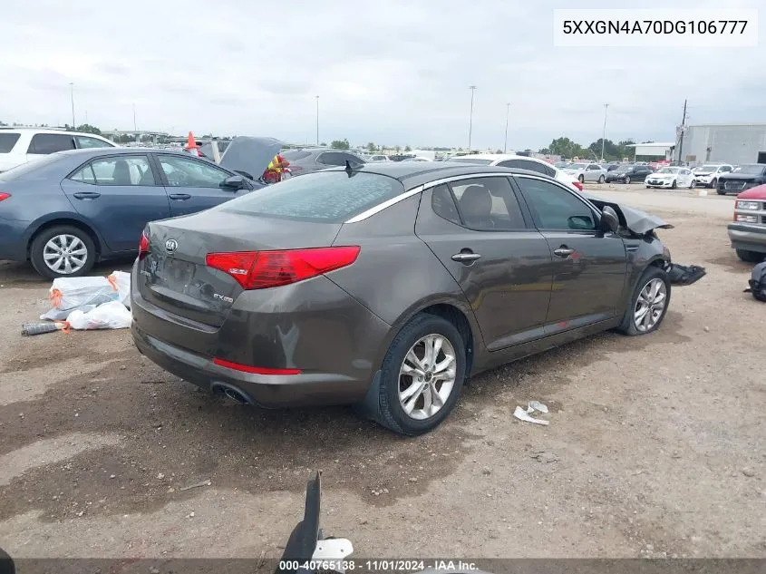 2013 Kia Optima Ex VIN: 5XXGN4A70DG106777 Lot: 40765138