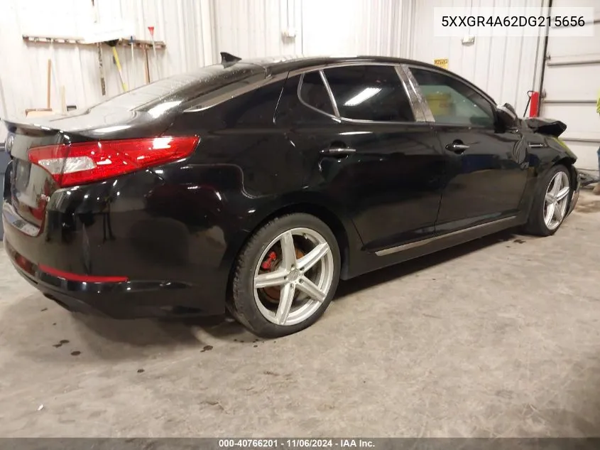 2013 Kia Optima Sx VIN: 5XXGR4A62DG215656 Lot: 40766201