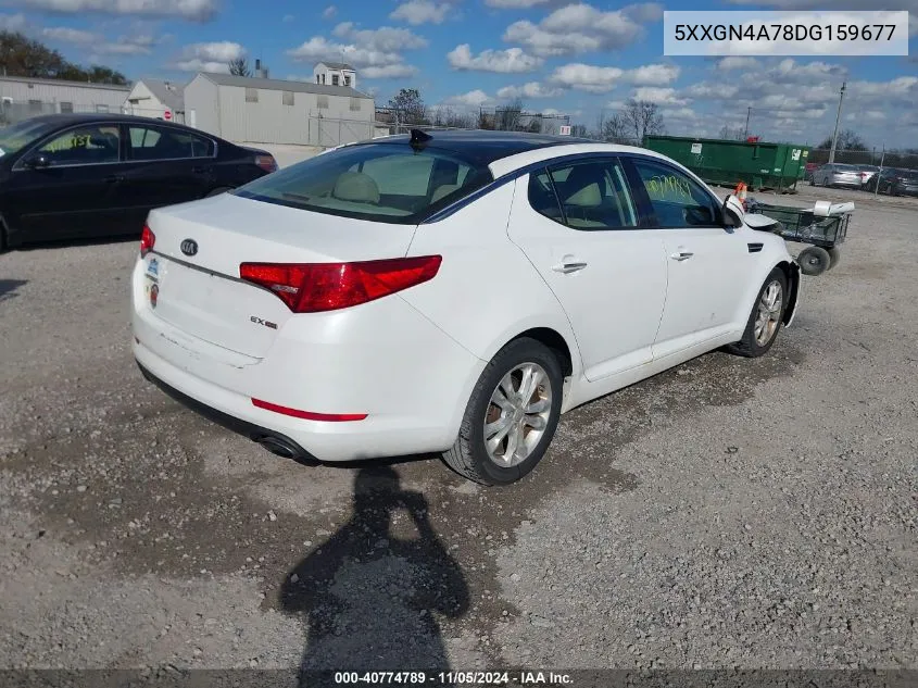 2013 Kia Optima Ex VIN: 5XXGN4A78DG159677 Lot: 40774789