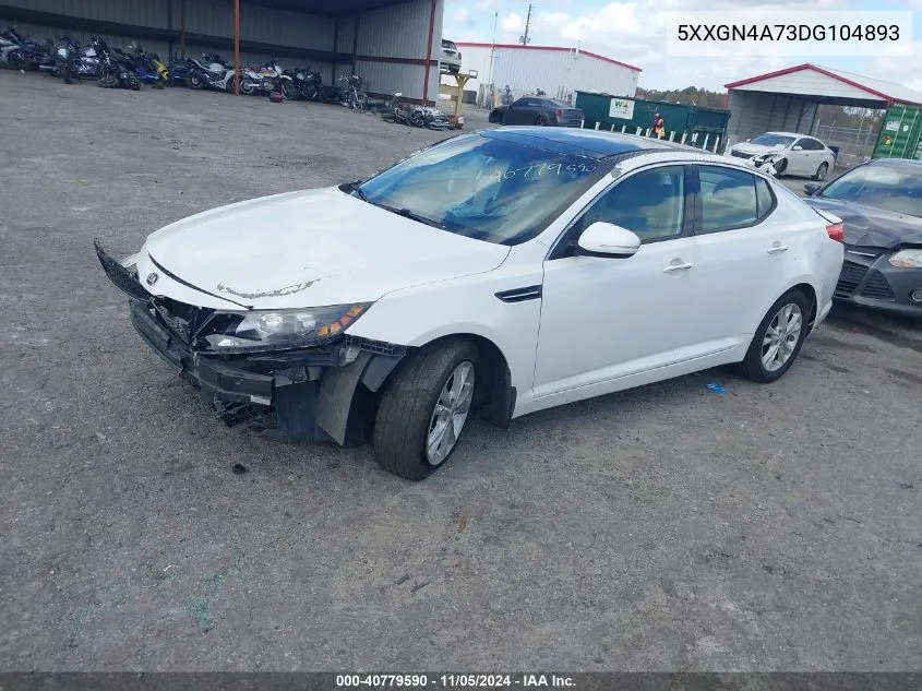 2013 Kia Optima Ex VIN: 5XXGN4A73DG104893 Lot: 40779590