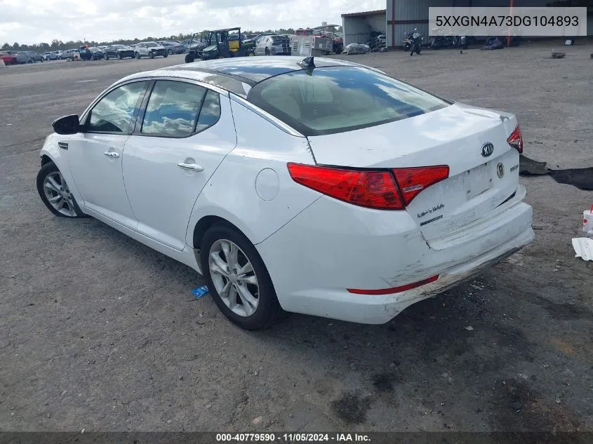 2013 Kia Optima Ex VIN: 5XXGN4A73DG104893 Lot: 40779590