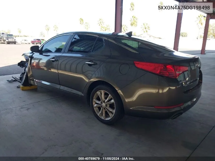 2013 Kia Optima Ex VIN: 5XXGN4A75DG198498 Lot: 40789679