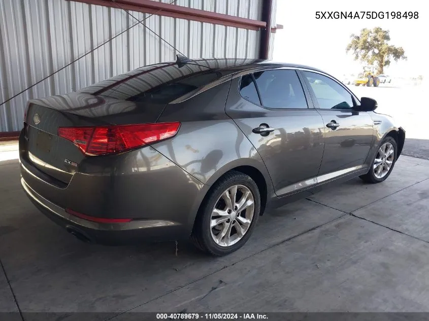 2013 Kia Optima Ex VIN: 5XXGN4A75DG198498 Lot: 40789679