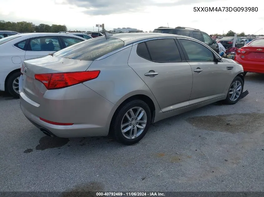 2013 Kia Optima Lx VIN: 5XXGM4A73DG093980 Lot: 40792469