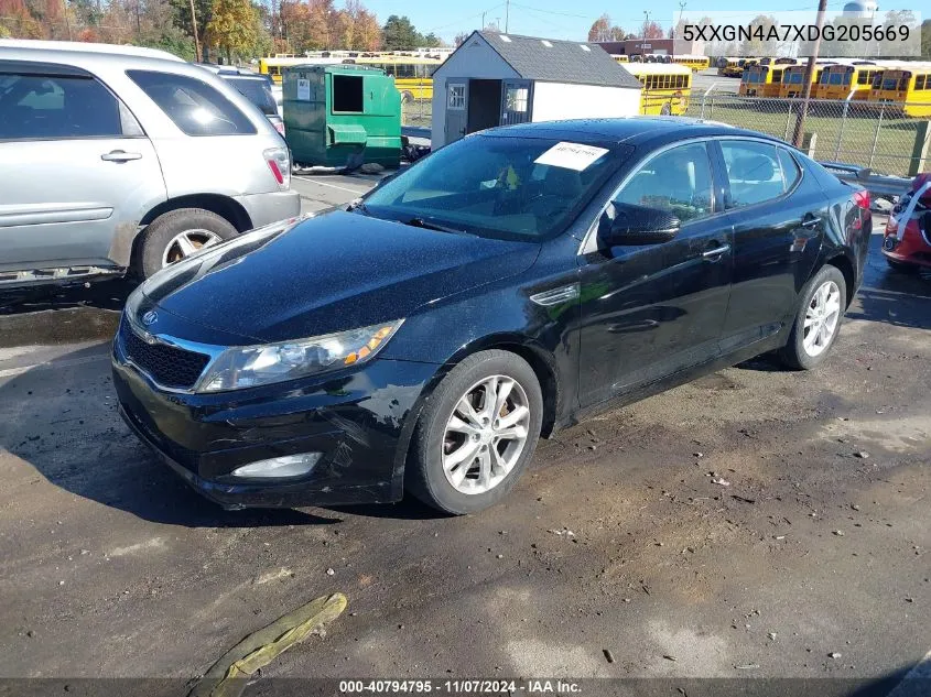 2013 Kia Optima Ex VIN: 5XXGN4A7XDG205669 Lot: 40794795