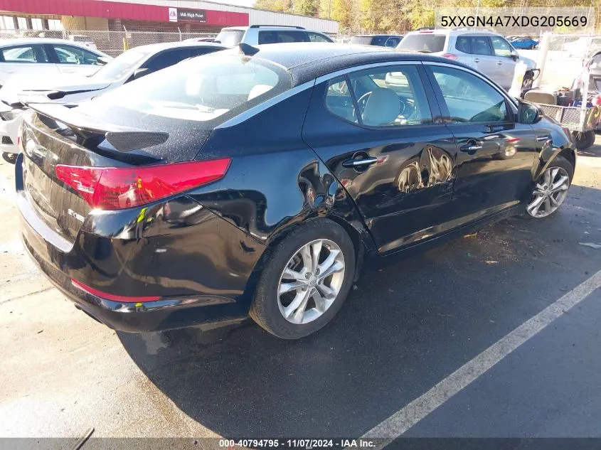 2013 Kia Optima Ex VIN: 5XXGN4A7XDG205669 Lot: 40794795