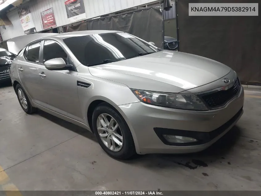 2013 Kia Optima Lx VIN: KNAGM4A79D5382914 Lot: 40802421