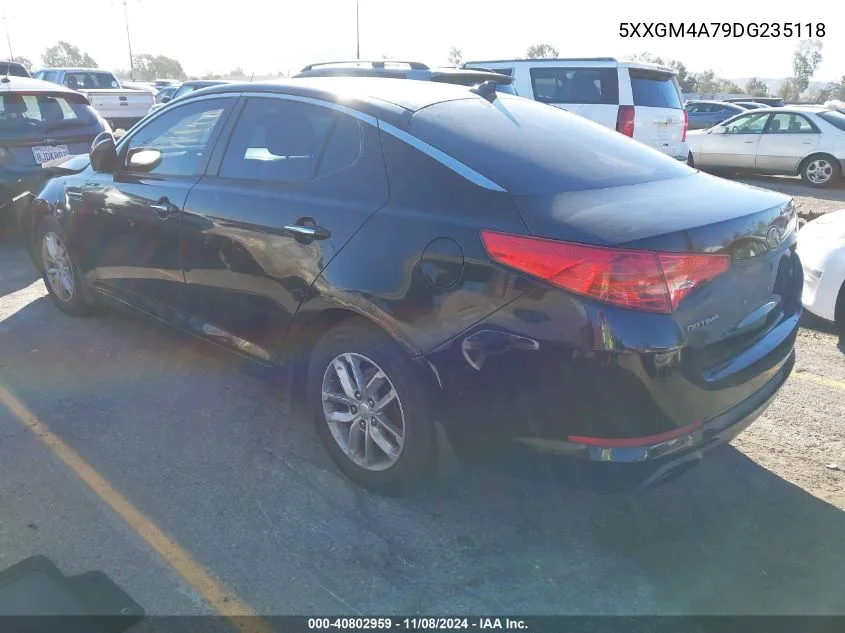 2013 Kia Optima Lx VIN: 5XXGM4A79DG235118 Lot: 40802959