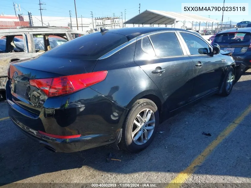 2013 Kia Optima Lx VIN: 5XXGM4A79DG235118 Lot: 40802959