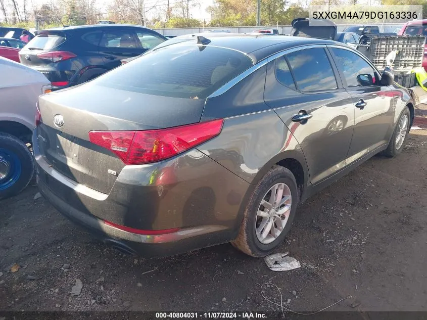 2013 Kia Optima Lx VIN: 5XXGM4A79DG163336 Lot: 40804031