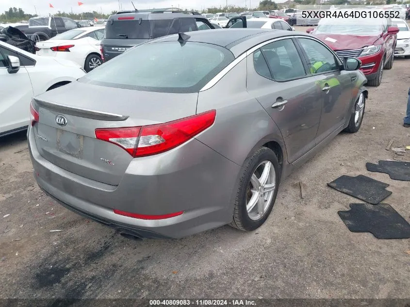 2013 Kia Optima Sx VIN: 5XXGR4A64DG106552 Lot: 40809083