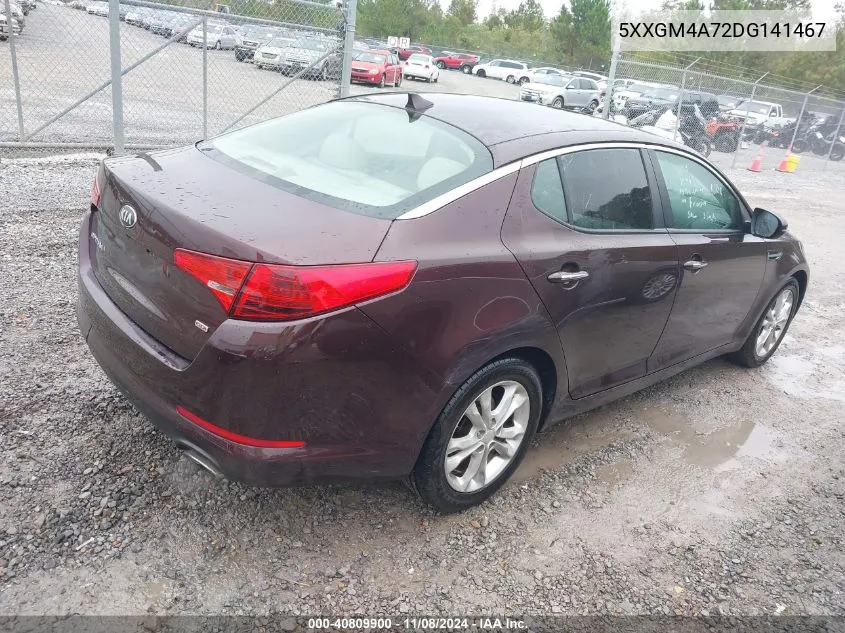 2013 Kia Optima Lx VIN: 5XXGM4A72DG141467 Lot: 40809900