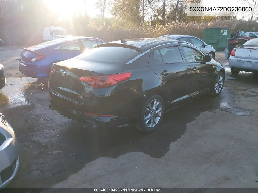 2013 Kia Optima Ex VIN: 5XXGN4A72DG236060 Lot: 40810425