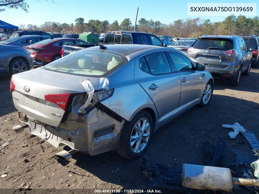 2013 Kia Optima Ex VIN: 5XXGN4A75DG139659 Lot: 40811196