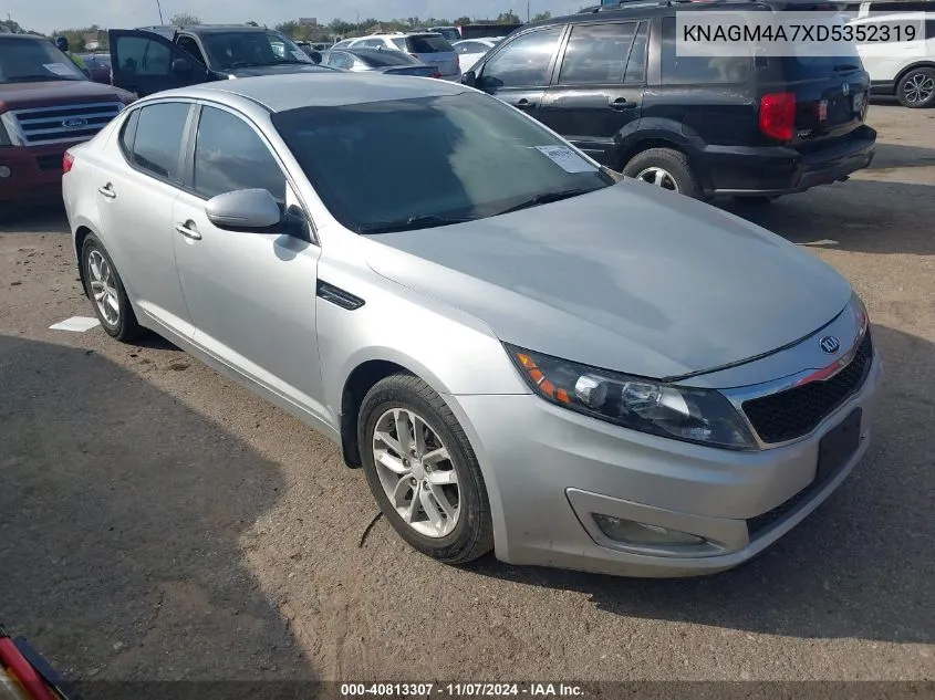 2013 Kia Optima Lx VIN: KNAGM4A7XD5352319 Lot: 40813307