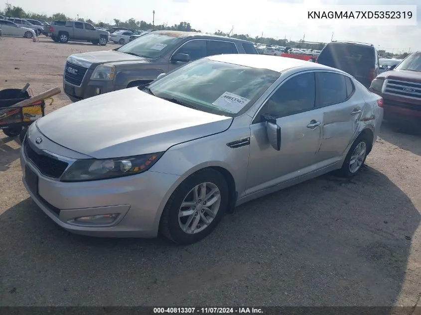 2013 Kia Optima Lx VIN: KNAGM4A7XD5352319 Lot: 40813307