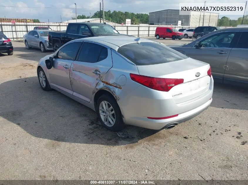 2013 Kia Optima Lx VIN: KNAGM4A7XD5352319 Lot: 40813307