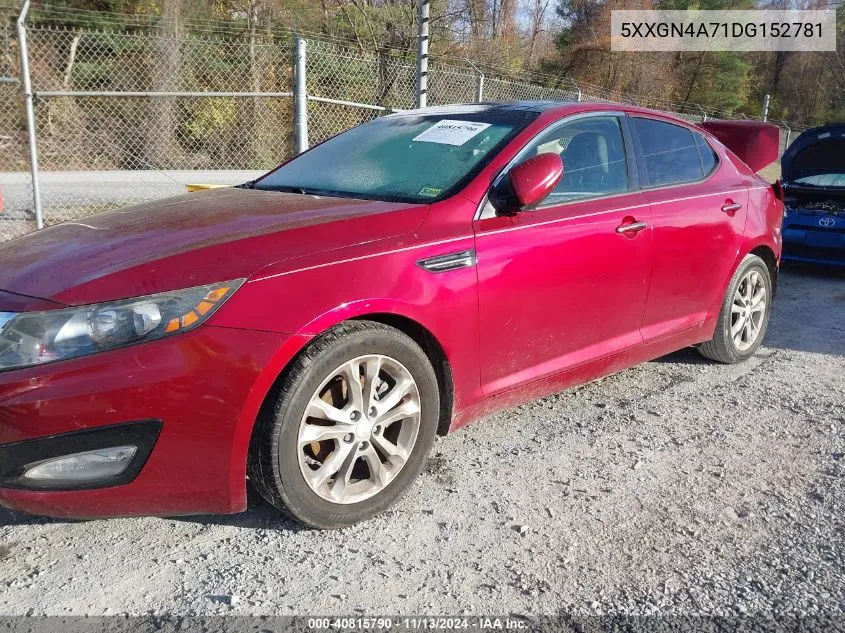 5XXGN4A71DG152781 2013 Kia Optima Ex