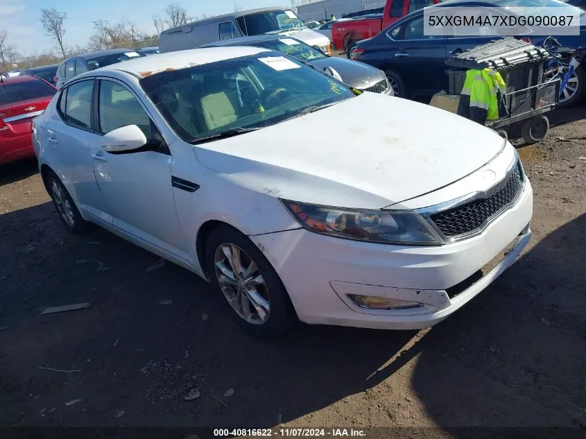 2013 Kia Optima Lx VIN: 5XXGM4A7XDG090087 Lot: 40816622