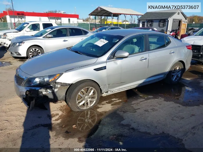 2013 Kia Optima Lx VIN: KNAGM4A7XD5373607 Lot: 40822066