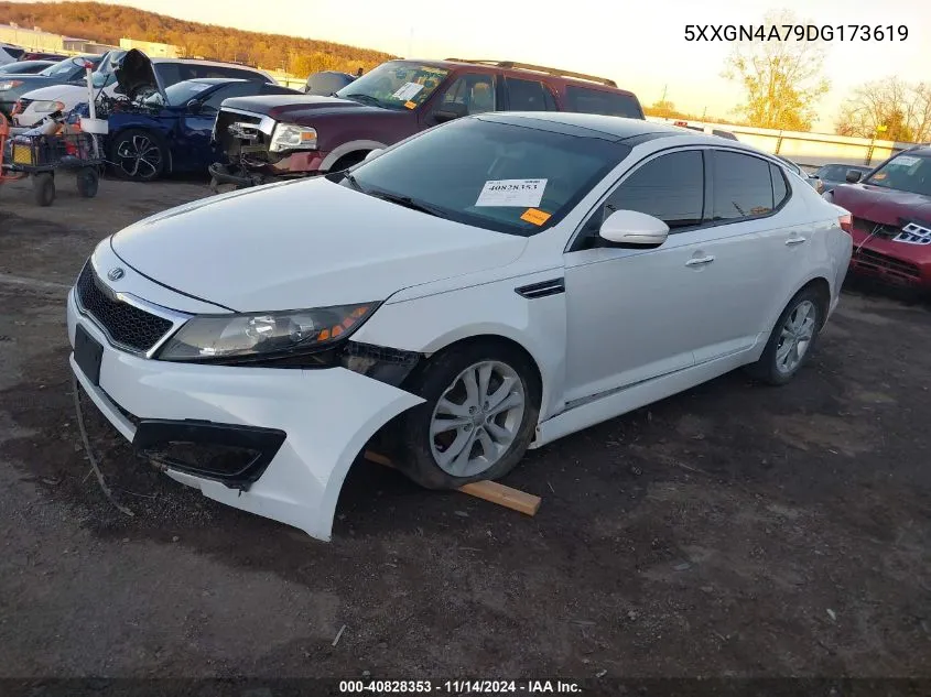 2013 Kia Optima Ex VIN: 5XXGN4A79DG173619 Lot: 40828353